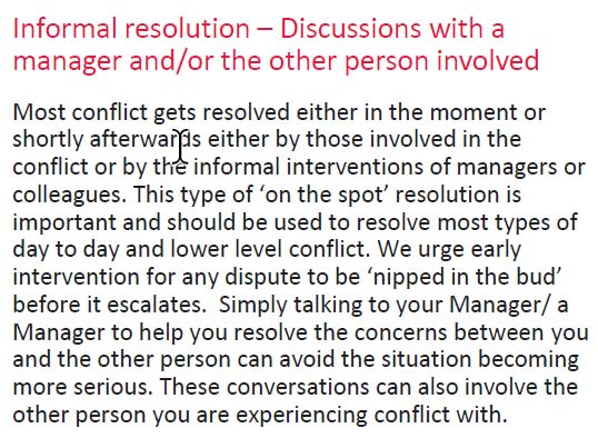 copy of a company policy