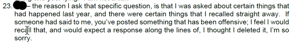 text from minutes taken during a meeting